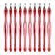 thumbnail image 1 of 10 piezas de herramientas para manicura y pedicura: recortador de cutículas, empujador, removedor de piel muerta y callos (rojo), 1 of 7