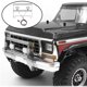 thumbnail image 5 of Parachoques delantero de metal con luz LED para Axial SCX10 90046 GEN8 RC 1:10 Rock Plata, 5 of 9