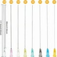 thumbnail image 2 of 24 Pcs Blunt Tip Dispensing Needle 8 Mixed Size Long Dispensing Tip - 16ga 12ga 10ga 9ga 8ga 7ga 6ga 5ga Blunt Needles for Refilling Liquids Vape Oil or Glue Applicator Multi-color, 2 of 9