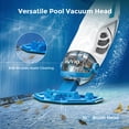 thumbnail image 4 of Syvio Cordless Handheld Pool Vacuum Cleaner, 26.5 Gal/Min Powerful Suction, 60-Minute Runtime, for Above-Ground & Inground Pools, Spas & Hot Tubs, 4 of 7