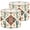 Color 1, variant on Linen Drum Lampshades Geometric Southwestern Cactus Tribal Aztec Motifs Western 13"x13"x10" Light Shade for Table Lamps Floor Lamp Shades Lampshade Replacement Assembly Required