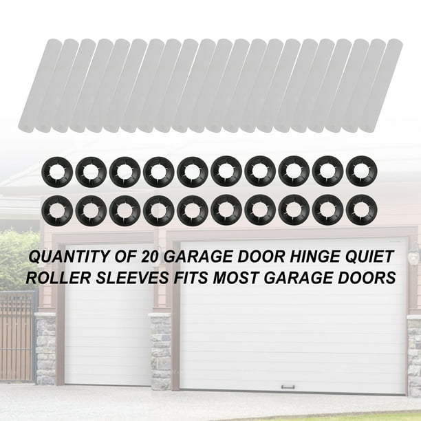Quantity Of 20 Garage Door Hinge Quiet Roller Sleeves Fits Most Garage