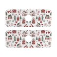 thumbnail image 7 of Yayeee Faucet Mat for Kitchen Sink 14.7" Diatomite Long Splash Guard Pad, Red Nordic Christmas, 2 Pack, 7 of 7
