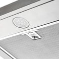 thumbnail image 5 of Vissani Caprelo 30-Inch Under Cabinet Range Hood, 320 CFM, Stainless Steel, Convertible Ducted/Ductless Vent, LED Lighting, Quiet 3-Speed Fan, Charcoal Filter Included, 5 of 14