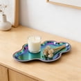 thumbnail image 6 of Jewelry Tray Cloud Shaped Jewelry Display Tray Women's Cosmetics Display Tray Stainless Steel Tray for Aromatherapy Jewelry Beauty Tools Snacks Storage Decorative Tray, 6 of 6