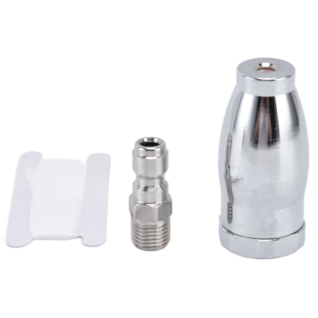 Boquilla de lavadora de alta presión, boquilla giratoria de acero inoxidable de 3600PSI para lavadora de alta presión, boquilla turbo, diseño de última generación