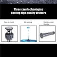 thumbnail image 2 of Tapón De Desagüe De Fregadero De Acero Inoxidable, Escurridor De Lavabo A Prueba De Fugas Con Agujeros, Colador De Suelo De Modelado De Una Pieza Para Desodorización De Baño Speravity HA012878-00, 2 of 7