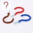 thumbnail image 3 of Jiandong Cup Screw Hooks 24pcs Aluminum Alloy Screw Hook Wall Mount Ceiling Hooks Alloy Ceiling Hangers(2.87X1.46X0.2Inch), 3 of 10