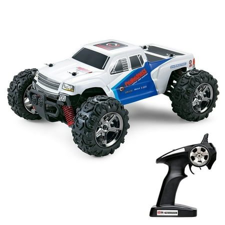 FMT 1/24 2.4GHz High Speed 4WD Off Road Racer Truck Car 4x4 CoCo 4WD RC 25MPH+ RTR RC (Color: White)