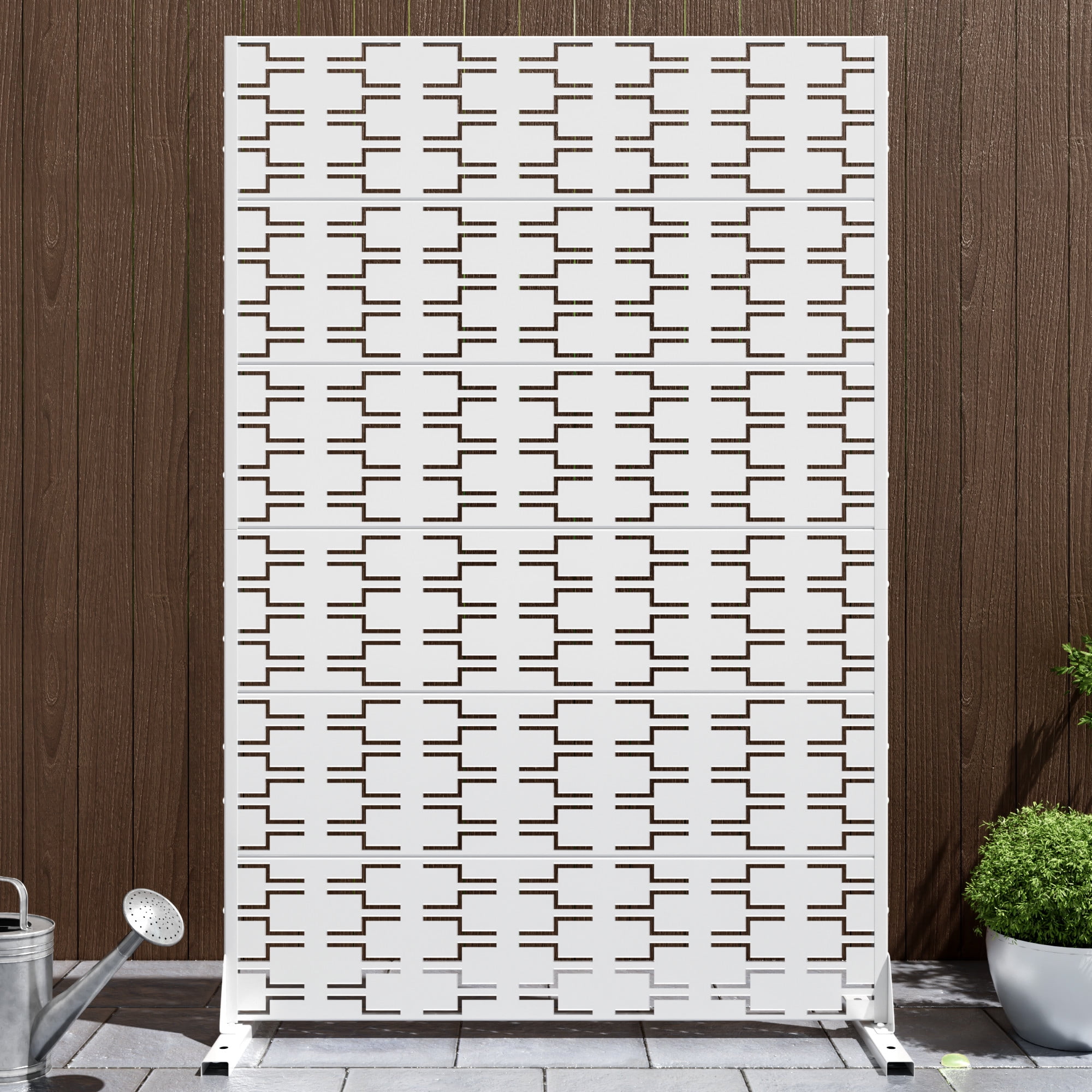 MAYEERTY Privacy Screen Fence, Heavy Duty Fence Privacy Screen Outdoor 72x47x16in 6-Piece Set