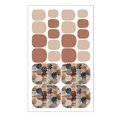thumbnail image 2 of AYA Toe Nail Wraps Art Stickers Self Adhesive Tools Tips Polish Nail, 2 of 3