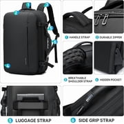BANGE Air Compression System Backpack with electronic scaleVacuum Compression Travel Backpack,Expandable Backpacks with Pump for Airplanes