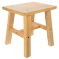 thumbnail image 1 of Comfortable Low Stool Small Low Stool Bathroom Anti-slip Stool Bamboo Stool, 1 of 8