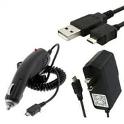 EPICDEALZ For LG 840g (Tracfone) Premium Combo Pack - Wall Charger + Car Charger + Micro USB Cable