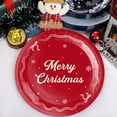thumbnail image 6 of Christmas Paper Plates - 10pc 7 Inch Disposable Holiday Dinner Plates for Parties, Buffets & Festive Table Settings, 6 of 6