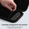 thumbnail image 3 of Uberwith Switch Case Bundle for NS Switch 2, Switch2 Accessories Kit Include Portable Travel Carrying Case with 10 Game Card Slot, Screen Protector Tempered Glass and 8pcs Thumb Grips Caps, 3 of 8