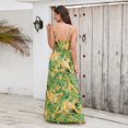 thumbnail image 4 of Youmylove Women Floral Maxi Dress Womens Summer Boho Print V Neck Sexy Camisole Dresses Plus Size Sleeveless Elegant Long Dress Flowy Maxi Dresses, 4 of 6
