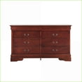 thumbnail image 4 of Dressers Traditional Style with Carved Bases & Curved Mouldings | Cherry | Particle Board, 4 of 10