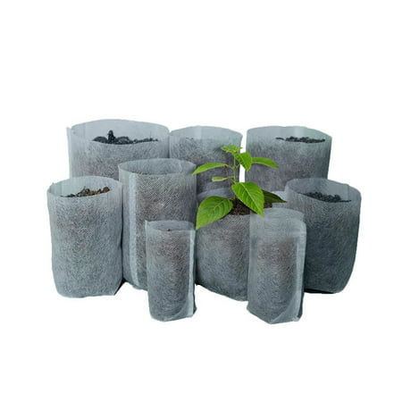 100PCS Degradable Non-woven Nursery Bags Seedling-raising Pots Gardening