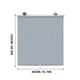 thumbnail image 3 of Cortina de ventana auto-retráctil - Protector solar de malla de PVC de 15,7" x 23,6" para coche y hogar, instalación rápida con ventosas, protección contra el calor y los rayos UV, 3 of 7