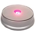 thumbnail image 4 of Amlong Crystal Merchandise Display Base, LED Lighted, Mirrored Top, 3 Color Changing Lights, Silver (Pack of 2), 4 of 4