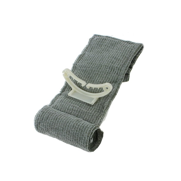 Guardurnaity Ayudas para vestirse con gancho de botón gris y 4 pulgadas 10*200cm