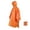 Orange, variant on Raincoat for Women Men Reusable Integrated Storage System Cloak Raincoat Adult Outdoor Hiking Polyester Raincoat Gray,Free Size