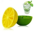 thumbnail image 5 of LShunze Lemon-Shaped Ice Cube Tray 10-Cavity Silicone Ice Mold for DIY Cocktails & Drinks BPA Free Easy Release Lemon Ice Cube Maker, 5 of 8