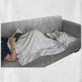 thumbnail image 6 of New York Soft Flannel Fleece Throw Blanket, Digital Drawn Brooklyn Bridge Unusual Graffiti Style Old Urban Cityscape Print, Cozy Plush for Indoor and Outdoor Use, 60" x 80", Brown White, by Ambesonne, 6 of 6