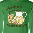 thumbnail image 4 of Inktastic When Life Gives You Lemons, Make Lemonade Long Sleeve T-Shirt, 4 of 5
