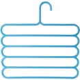 thumbnail image 2 of 5 Pack Pants Hangers 5 Tier Closet Organizers and Storage Non Slip Clothes Hanger,Hangers Space Saving Multiple Hanger Clothes Organization for Pants, 2 of 6