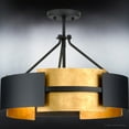 thumbnail image 4 of Luxury Contemporary Chandelier, 15.375H x 19W, with Luxe Industrial Style, Midnight Black, UHP3862 by Urban Ambiance, 4 of 5