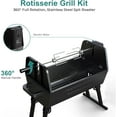 thumbnail image 5 of Brand-Man Grills Rotisserie Portable Charcoal Grill, Medium Size Heavy Duty BBQ Grill for Outdoor Cooking, 5 of 11