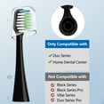 Sonic Replacement Toothbrush Heads Compatible with Waterpik Complete