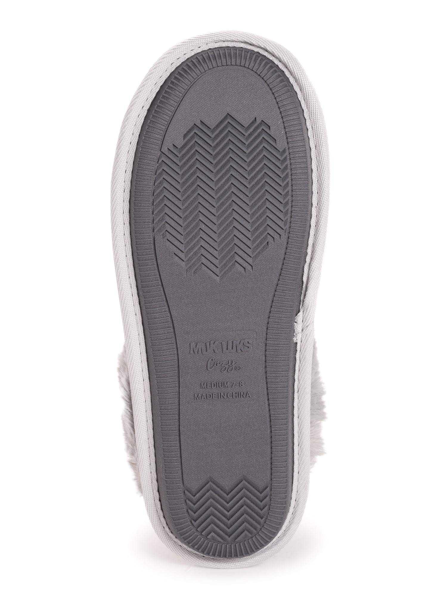 ANGLED SPARKLE SCUFF-GREY