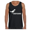 thumbnail image 1 of Awkward Styles Men's Daddysaurus Cute Father`s Graphic Tank Tops Daddy Saurus, 1 of 4