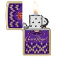 thumbnail image 3 of Más ligero Zippo Crown Royal, recargable, resistente al viento, de metal, 3 of 5