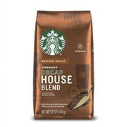 Decaf Ground Coffee  House Blend  100% Arabica  1 Bag (12 Oz.)