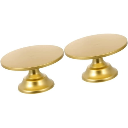 

LANGM 2 pcs Holder Afternoon Fruits Footed Plate Candy One Pallet X Baby Dish Buffet Display for Decoration Anniversary Wedding High Rack Birthday Ice Inch in