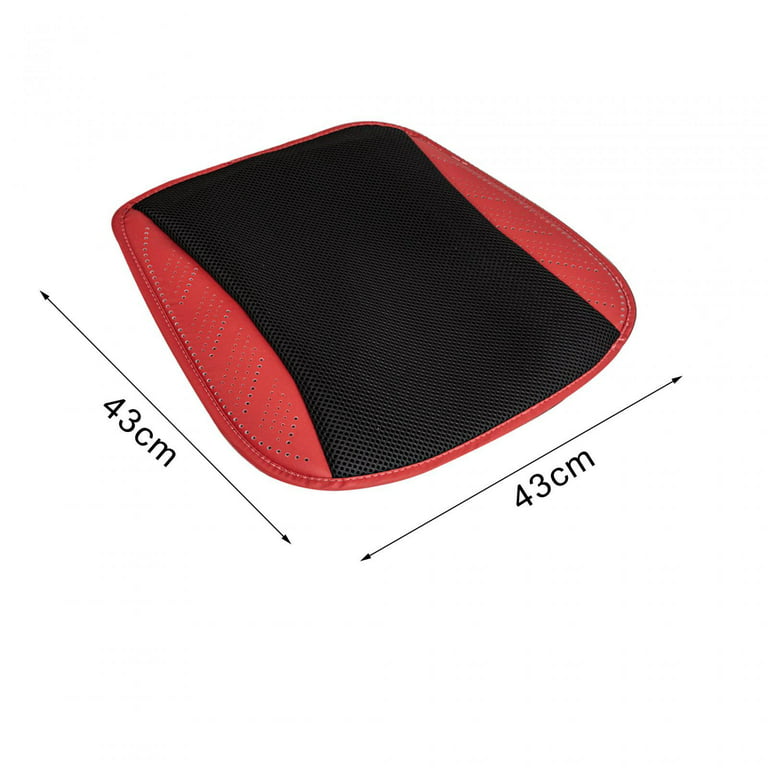 USB Car Seat Cushion Pad with 5 Fans Breathable Multiuse Comfortable for  Office Chair Gaming Chair Soft Universal Summer Ventilation Cushion Red