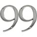 thumbnail image 2 of Distinctions House Address Number 9, Screw-In, Brushed Nickel Zinc, 4 In. - 843329, 2 of 15