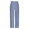 thumbnail image 5 of Summer Saving Wycnly Womens Palazzo Pants Palazzo Pants Women Vintage Slit High Waist Loose Wide Leg Long Pants with Belt Fashion Striped Print Lightweight Dress Pants Trousers Fall, 5 of 6