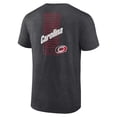 thumbnail image 3 of Men's Fanatics Heather Charcoal Carolina Hurricanes Backbone T-Shirt, 3 of 3