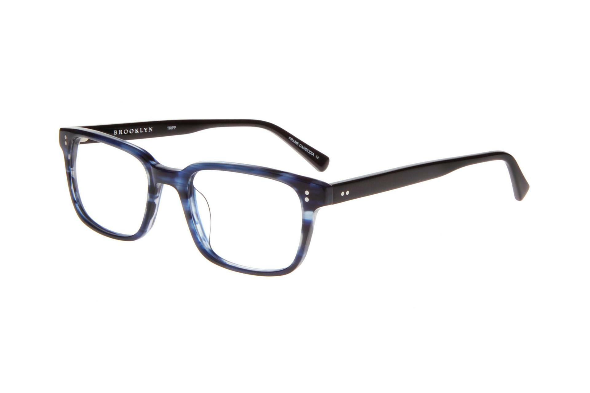 NEW Brooklyn Tortoise on Blue ANGELA Eyeglasses 52/16/145 NEW Brooklyn Black on Pearl ANGELA Eyeglasses 52/16/145  main image 4