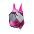 thumbnail image 3 of Harrison Howard CareMaster Pro Luminous Horse Fly Mask Standard with Ears Flamingo (M; Cob), 3 of 7