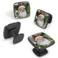 thumbnail image 2 of 4 Pcs Cabinet Handle Drawer Pulls Santa Claus Knobs with Screws Square Furniture Office Cabinet Knob Decoration, 2 of 7