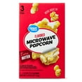 thumbnail image 2 of Great Value Extra Butter Flavored Microwave Popcorn, 2.55 oz, 3 Count, 2 of 8
