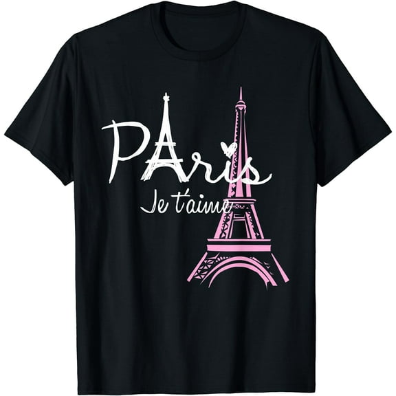 I Love Paris Eiffel Tower France T-Shirt French Souvenir