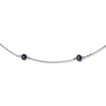 thumbnail image 1 of Beautiful Sterling Silver RH-plated Fresh Water Cultured Peacock Pearl Necklace, 1 of 2