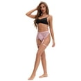thumbnail image 5 of Unique Bargains Women's Lace Lingerie Hipsters Hollow Out Panties 3XL Pink, 5 of 6